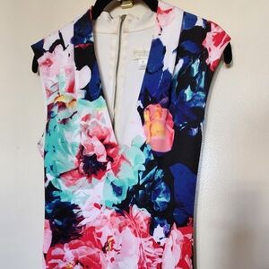 Bisou Bisou Multicolor Floral Dress